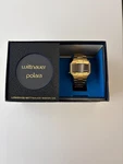 Mens Vintage Longines Wittnauer Polara 14K Gold Plate Red Led Watch With Box Lot. Fixed Price $450.00.