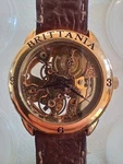 Vintage Brittania Winding See-thru Wrist Watch, Visible Gears Front & Back, 1980. Fixed Price $93.47.