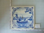 Original Blue Delft Dial Tile For Zaandam Zaanse Clock. Fixed Price $55.65.