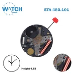Eta 450.101 Swiss Made Movement-height 4.53MM-WITHOUT DISK-3 Hands.. Fixed Price $18.99.