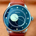 Soviet Raketa Kopernik Copernicus Vintage Mechanical Wristwatch. Fixed Price $145.00.