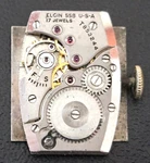 Elgin 558 15/0S 17J Watch Movement (removed From Gold Case/balance Runs) LOT55. Fixed Price $29.95.