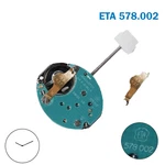 Eta 578.002 Swiss Quartz MOVEMENT-2 Hands- Without DISK-6 Jewels.. Fixed Price $77.00.