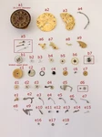 Landeron Cal 15 Monopusher Chronograph Watch Movement Part 2 3 16 Dial Hands Sub. Fixed Price $145.00.
