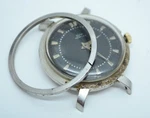 Running Broken Bezel Ring Wyler E1102 Incaflex 17J 33MM Ss Case Black Dial Vtg. Fixed Price $124.99.
