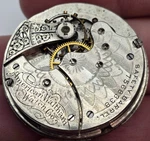 Waltham Seaside 6S 17J Pocket Watch Movement & Dial Only. Fixed Price $47.45.