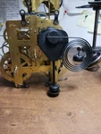 Seth Thomas 89 High Strike Tambour Clock Movement With Gong, Rebuilt/serviced. Fixed Price $155.00.