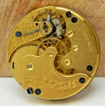 Antique 1894 Elgin 109 7 Jewel Size Pocket Watch Movement With Dial Hands. Fixed Price $29.00.