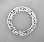 Genuine Rolex 3135 3175 3185 Open 6 & 9 White Date Watch Indicator Wheel Disc. Fixed Price $200.00.