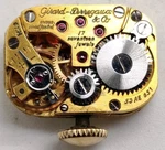 Vintage Girard Perregaux 53AE Peseux 140 17 Jewel Watch Movement Running. Fixed Price $28.00.
