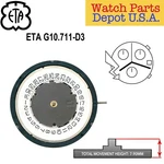 Genuine Eta G10.711 Swiss Made Quartz Movement, (multiple Variations) New!. Fixed Price $98.99.