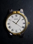 A2I Seiko V701-A090 Roman Index Quartz 3-HAND Men's Working 5I. Fixed Price $164.25.