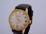Vintage Hamilton Dateline Estoril 64003-4 Mens 18K Gp Wristwatch Serviced 1960S. Fixed Price $420.00.