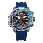 New Citizen Eco Drive Chronograph Promaster Aqualand Blue Dive Watch BJ2169-08E. Fixed Price $565.00.