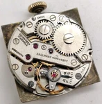 Rare Hallmark High Grade 17 Jewel Watch Movement Runs For Repair 23.6MM. Fixed Price $35.00.