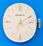 Benrus CZ25 17J Watch Movement (removed From Gold Case/balance Runs) LOT56. Fixed Price $19.95.