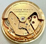 Ulysse Nardin Chronometer Automatic 17J Swiss Watch Movement God Bal V28. Fixed Price $459.99.