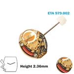 Eta 979.002 Swiss MOVEMENT-2 Hands-without Disk-without Hour WHEEL-HEIGHT:2.36MM. Fixed Price $275.00.