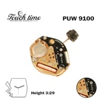 Puw 7 "' Cal. 9100 Swiss Made Watch Movement, Without Disk, 3 Hands.. Fixed Price $34.00.