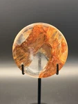 Ferruginous Quartz Golden Healer Natural Crystal Bowl Trinket Dish Sphere Holder. Fixed Price $9.70.