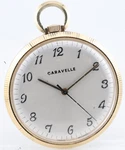 Caravelle Dress Pocket Watch, 1281-50, 7J, Fe 140-1, 42.85MM, Runs (M6). Fixed Price $74.95.