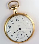Illinois Ariston 23 Jewel 14/12 Size Diamond Endstone Rare Pocket Watch. Fixed Price $990.00.