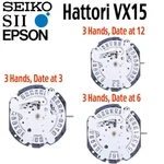 Original Hattori/seiko/epson VX15, Handed Japan Quartz Movement (date 3/6/12). Fixed Price $28.95.