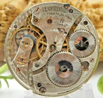 Antique Pocket Watch Movement Waltham Grade 625 1908 16S 17 Jewel Hunting 1910. Fixed Price $69.00.