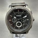 Fossil Machine Chronograph Watch Men 45MM Black Dial Tone FS-4662 New Batt. Fixed Price $49.99.