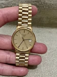 1989 Mens Longines Wristwatch 156 Gold Plated Case & Band Champagne Dial See. Fixed Price $199.90.