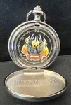 Harley-davidson Pocket W/ Chain & Case Franklin Mint Collector Watches Hd. Fixed Price $79.77.