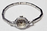 1945 Vintage 14K Gold Diamond Bulova 17J, 5AB Runs Ladies Watch 3.7 Grams Gtw. Fixed Price $419.95.