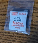 Bulova 8BBA Mainspring Part Number 53S-A New Old Stock Watch. Fixed Price $10.00.