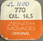 Zenith 16.5 Ref. 770 Original Winding Spring N.o.s. Vintage Omega 1100 Blister. Fixed Price $34.35.