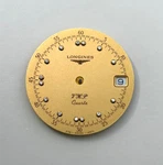 Authentic Longines Vintage V.h.p Quartz Diamond Dial Movement Hands. Fixed Price $200.00.