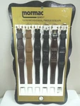 Q998 Vintage Lot Of 6 Mormac Gemex Brown Black Leather Watch Bands Advertising. Fixed Price $45.00.