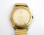 Gents Vintage Zodiac Gold Plated Wristwatch Mens Working Hacking 1094 Mvt. Fixed Price $195.11.