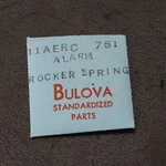 Nos Bulova 11AERC Rocket Spring Watch Part #751 New Old Stock (alarm). Fixed Price $14.99.