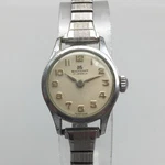 Vintage Bucherer Womens Watch 19MM Manual Wind 17 Jewels Swiss Stretch Band. Fixed Price $106.24.