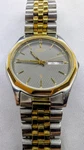 Vintage Citizen Men's 2-TONE Dress Watch 6100-K02759. Awesome Gray Textured Dial. Fixed Price $76.00.