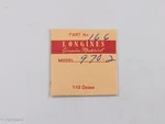 Longines Genuine Material Part #166 Case Clamp For 970.2. Fixed Price $29.95.