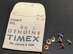 Lot Of 7 Vintage Nos Timex Watch Stem & Crowns - Gold Tone H05 M23. Fixed Price $39.99.
