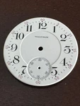 Vintage 16 Size Waltham Railroad Pocket Watch Double Sunk Porcelain Dial. Fixed Price $60.00.
