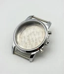 Nos Vintage Chronograph Watch Case & Plexiglass Swiss Made 32MM. Fixed Price $117.87.