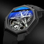 New 2025 Men's Automatic Mechanical Watch Skeleton Dial Steampunk. Fixed Price $64.99.
