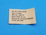 1953 Bulova Watch Co. Pack Of Jewels Sealed 10AK 72. Fixed Price $10.00.