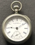 Antique 1894 Waltham Model 1883 Pocket Watch Ticks Running Silverine 18S 7J. Fixed Price $119.95.
