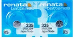 SR512SW Watch Battery X Renata 335 1.55V Mercury Free Fits Seiko Citizen Etc. Fixed Price $6.52.