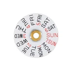Day Disc For Swiss Movement Eta 2836-2 2846 2878 Watch White/red O'clock. Fixed Price $24.95.