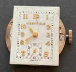 Vintage Westfield Cal 10ZC Men's Watch Movement Good Balance Hands Dial 7J Swiss. Fixed Price $19.95.